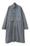 ECO GIL LONG COAT w/VEST -GRAY(BAMBOO CHARCOAL)- *Last1